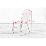 thumbnail of KAWOLA Stuhl NEW CHARME Esszimmerstuhl Velvet curry