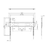thumbnail of B-Tech BT9903/B V2 Heavy Duty Bildschirm Wandhalterung bis 120Zoll