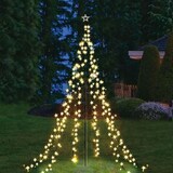 thumbnail of XXL 4 Meter Lichterpyramide 400 LEDs Lichterkette Beleuchtung Weihnachten Stern