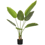 thumbnail of HOMCOM planta artificial decorativa 109 cm bananera artificial con maceta y hojas para interior hogar salón oficina verde