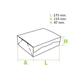 thumbnail of MONOUSO - Gebäck Box weiß 17,5x11,5x4,7cm 250g (20 Stück)