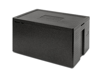 Polibox Contenitore isotermico Maxi 625x425x210 mm 210 PPE nero