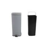 thumbnail of Tretmülleimer Abfallbehälter Mülleimer 20L Stahl grau matt Treteimer : Grau Matt : 20 Liter