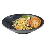 thumbnail of APS 84911 Assiette melamine creuse noire Dark Wave Ø 22,5 cm, H 5 cm, 0,75 L
