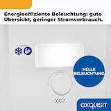 thumbnail of Exquisit Kühl-Gefrierkombination, Kühlschrank mit Gefrierfach, 247 Liter, No-Frost, 4-Sterne-Gefrierfach, KGC5250-85-NF-040D inoxlook