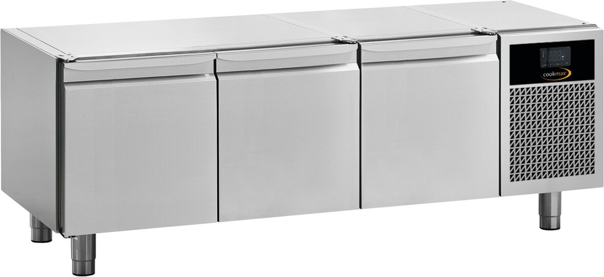 Cookmax Unterbaukühltisch,
3 Türen, 1600 x 640 x 610 mm