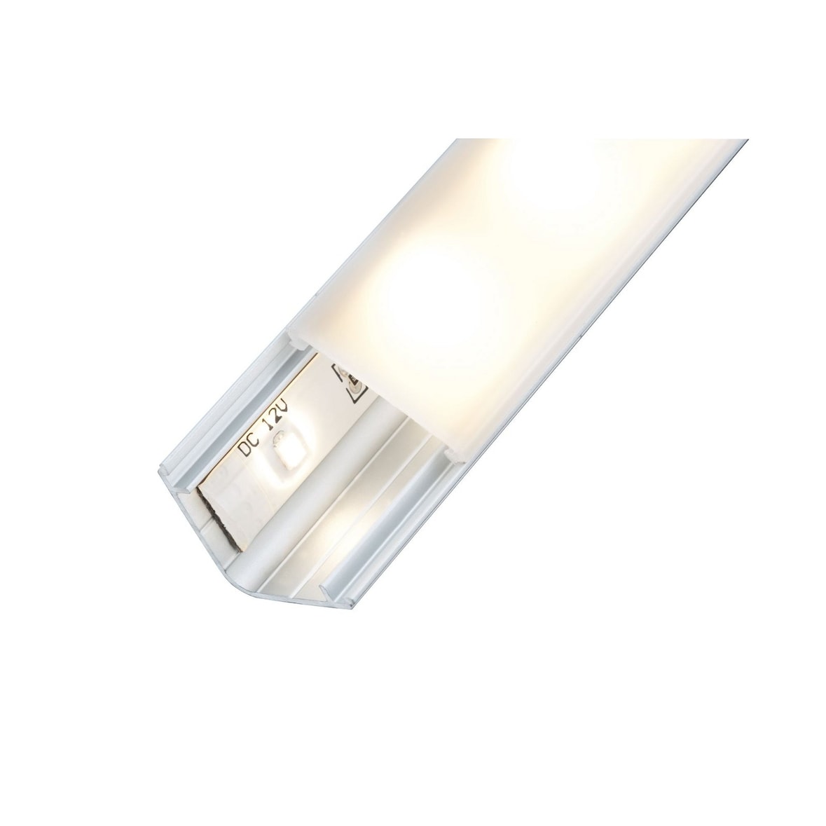 Paulmann Profilé de strip LED Delta 2m Alu#Satiné 70261