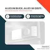 thumbnail of homeX Kühlschrank mit Gefrierfach klein, Mini Kühl-Gefrierkombination - 109 Liter, freistehend, weiß, CS1091E-W