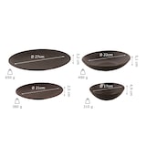 thumbnail of Palmer Serviesset Ruston Stoneware 6-persoons 24-delig Bruin