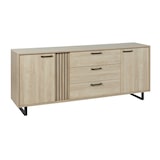 thumbnail of Matelpro - Buffet/bahut moderne 220 cm chêne sable Madera - Moderne & Design -Chêne sable -  -Types de portes: Battantes