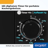 thumbnail of Exquisit Mikrowelle WP 700 J17-3 sw | Unterbau | 700 W | Drehteller 25,5cm | Schwarz