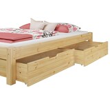 thumbnail of Ehebett Doppelbett 180x200 Massivholzbett Kiefer natur Futonbett ohne Rollrost 60.38-18 oR