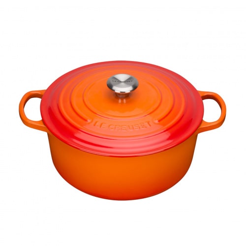 Le Creuset Bräter Signature 26 cm Ofenrot 5,3 L rund
