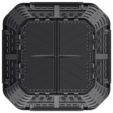 thumbnail of vidaXL Compostbak 740 L 93,3x93,3x113 cm zwart