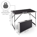 thumbnail of Multifunktionstisch, 3-teilig, Alu, 3 x 100 cm x 60 cm, Tapeziertisch, pro Tisch 4-fach höhenverstellbar, Raburg Olli