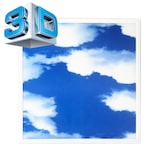 thumbnail of 3D LED Panel Deckenleuchte 3D-Bild blauer Himmel mit weißen Wolken