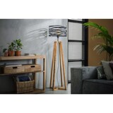 thumbnail of KAWOLA Stehleuchte DALIAN Stehlampe Holz/Metall schwarz