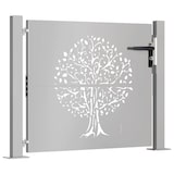 thumbnail of vidaXL Poort 105x80 cm boomontwerp cortenstaal