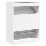 thumbnail of vidaXL Schuhschrank mit 2 Klappen Weiß 80x42x108 cm
