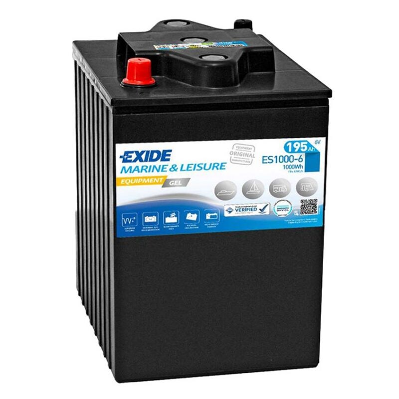 Versorgungsbatterie Exide ES 1000-6 (passend für G180/6) 6V 190Ah Bleigel Akku VRLA