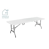 thumbnail of METRO PROFESSIONAL Tavolo pieghevole per banchetti Pamua, acciaio, piano in HDPE, 244 x 75 cm, bianco