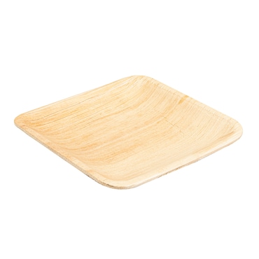 Pratos Quadrados 'Areca'  15X15X1,5 Cm Natural Areca (200 Unidades)