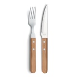 thumbnail of Couteaux steak Pizza Bois Amefa