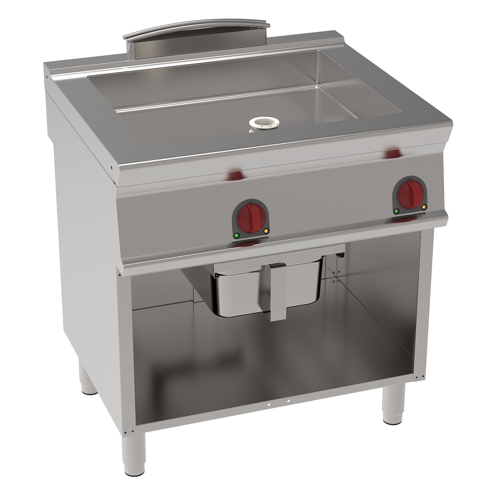 EURAST - Sauteuse fixe éléctrique 28 litres sur support ouvert - 800x700x900 mm - 9000 W 400/3V - 48270617