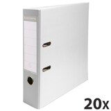 thumbnail of Exacompta - Réf. 918402B - Carton de 20 classeurs à levier A4 - Dos 80mm - Mécanique 80mm - 32 x 29 x 8 cm - Blanc