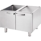 thumbnail of Stalgast Edelstahl Elektro-Griddleplatte als Tischgerät, 800x700 mm, ½ glatte/½ gerillte Grillfläche, Serie 700 ND