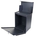 thumbnail of Paketkasten HWC-K41, Paketbox Paketfach Paketstation Briefkasten, Metall ~ verzinkt anthrazit-Edelstahl