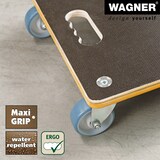 thumbnail of WAGNER Transporthilfe Multiplex MAXIGRIP - 38 x 38 x 11 cm, softe Rollen Ø 75 mm, Tragkraft 300 kg - 20134001