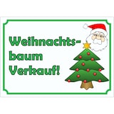 thumbnail of Werbeaufkleber Aufkleber Weihnachtsbaum A3 (297x420mm)