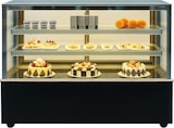 thumbnail of Kühl- & Kuchenvitrine - 1000mm - Doppelverglasung - Schwarz - Gastronomie-Vitrine - Profi-Kühlvitrine