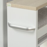 thumbnail of kleankin Carrello Bagno 3 Ripiani Salvaspazio con Rotelle in Legno
