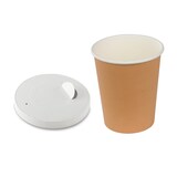thumbnail of Pack Combo Gobelet + Couvercle Carton NOVACUP 100ml - Haute Densité FSC - Recyclable & Éco-responsable - Lot de 1000