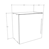 thumbnail of ArilaM TV Tisch wandschrank 1 Tür weiß.