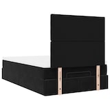 thumbnail of vidaXL Ottoman-Bett mit Matratzen Schwarz 120x190 cm Samt