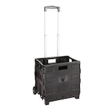 thumbnail of WellHome - 30L aluminium trolley met vouwbox Zwart
