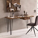 thumbnail of WOHNLING Schreibtisch BAGLI 130 cm Laptoptisch Ablage Bürotisch Arbeitstisch