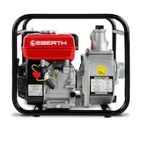 thumbnail of EBERTH 5,5PS Wasserpumpe 30.000l/h, 30m Förderhöhe, 2" Anschluss, Schmutzwasserpumpe, 4-Takt-Benzinmotor, 7m Ansaughöhe, Seilzugstart, Metallfuß
