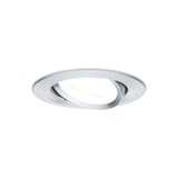 thumbnail of Paulmann LED Einbauleuchte 3-Step-Dim Nova Basisset schwenkbar  rund 84mm 50° GU10 3x6,5W 3x460lm 230V dimmbar 2700K Alu gedreht 93469