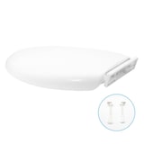 thumbnail of Sedile Wc Copri Water Tavoletta Vaso Universale Bianco Polipropilene PP Sistema Soft Closing Bagno, 1