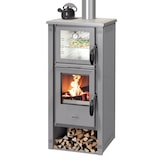 thumbnail of EEK A+ Kaminofen mit Backfach Pella SG Metall grau - 5,4kW