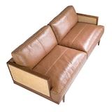 thumbnail of Angel Cerdá  3-Sitzer-Sofa aus braunem Leder 6177C