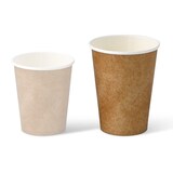 thumbnail of BIOZOYG 1000 Stück Kaffee Trinkbecher braun 300ml / 12oz Einwegbecher Pappbecher für Heißgetränke, umweltfreundlich kompostierbare To-Go-Becher