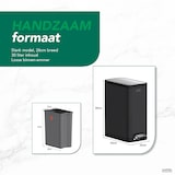 thumbnail of Luzzo® Pedaalemmer California 30L – Mat Zwart – Hygiënisch & Smal
