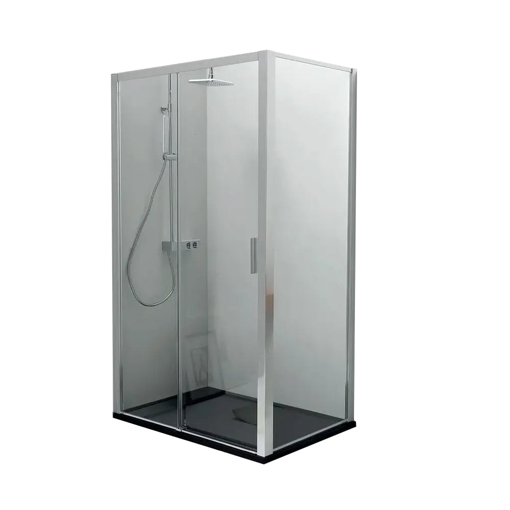 QUICK | Box Doccia 6mm Anta Scorrevole Anticalcare Montaggio Facile - 80x120