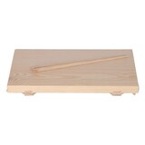 thumbnail of Tabla de sushi de pino con palillos