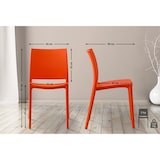 thumbnail of Set van 2 Tuinstoelen Meton oranje